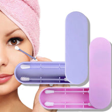 Carica l&#39;immagine nel visualizzatore di Gallery, 2 Pezzi Tampone di Cotone Riutilizzabile, Boccioli Viola+Rosa - Ilgrandebazar