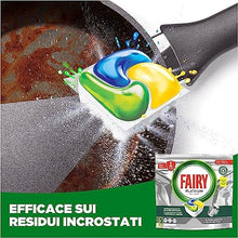 Carica l'immagine nel visualizzatore di Gallery, Fairy Platinum Detersivo Pastiglie Lavastoviglie, Brillantante, 54 Capsule Lavastoviglie, Limone, con Sistema Di Prelavaggio Integrato, Efficace nelle Sfide Difficili Contro lo Sporco