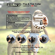 Carica l'immagine nel visualizzatore di Gallery, FRETOD Collare Antipulci per Cani e Gatti – 65cm Ajustable Collare...
