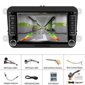Autoradio per VW CAMECHO Touch Screen capacitivo da 7 215 x 133 x 48 mm, noir - Ilgrandebazar