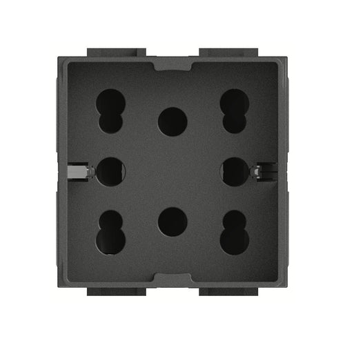 4Box 4B.L.H21, Side, Presa da Incasso Multistandard 1 Schuko + 2 Grigio - Ilgrandebazar