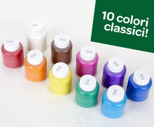 Carica l'immagine nel visualizzatore di Gallery, CRAYOLA - I Lavabilissimi Tempere Lavabili in Barattolini Richiudibili, Pronte all'Uso, per Scuola e Tempo Libero, 10 Colori Classici, 54-1205 Tempere Lavabili Colori Classici 59 ml (Confezione da 1)