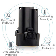 Carica l&#39;immagine nel visualizzatore di Gallery, [2-Pacco]Dosctt 3000mAh Batteria Sostituzione per Makita BL1013 10,8V BL 1013