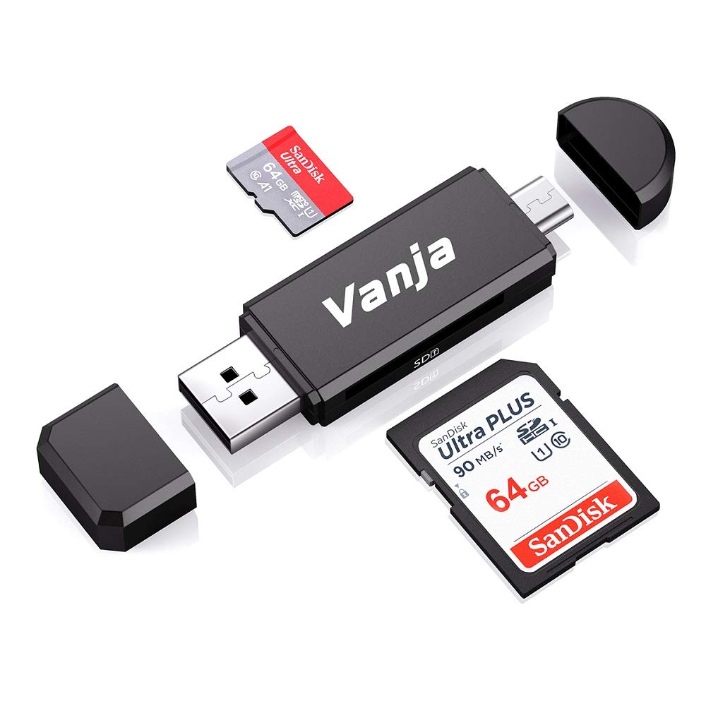 Vanja Lettore di Schede Memoria SD/Micro SD, Adattatore Micro USB OTG e... - Ilgrandebazar