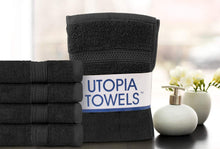 Carica l&#39;immagine nel visualizzatore di Gallery, Utopia Towels - Set di Asciugamani Mani (4 Pezzi, 41x 71 41 x 71 cm, Grigio - Ilgrandebazar