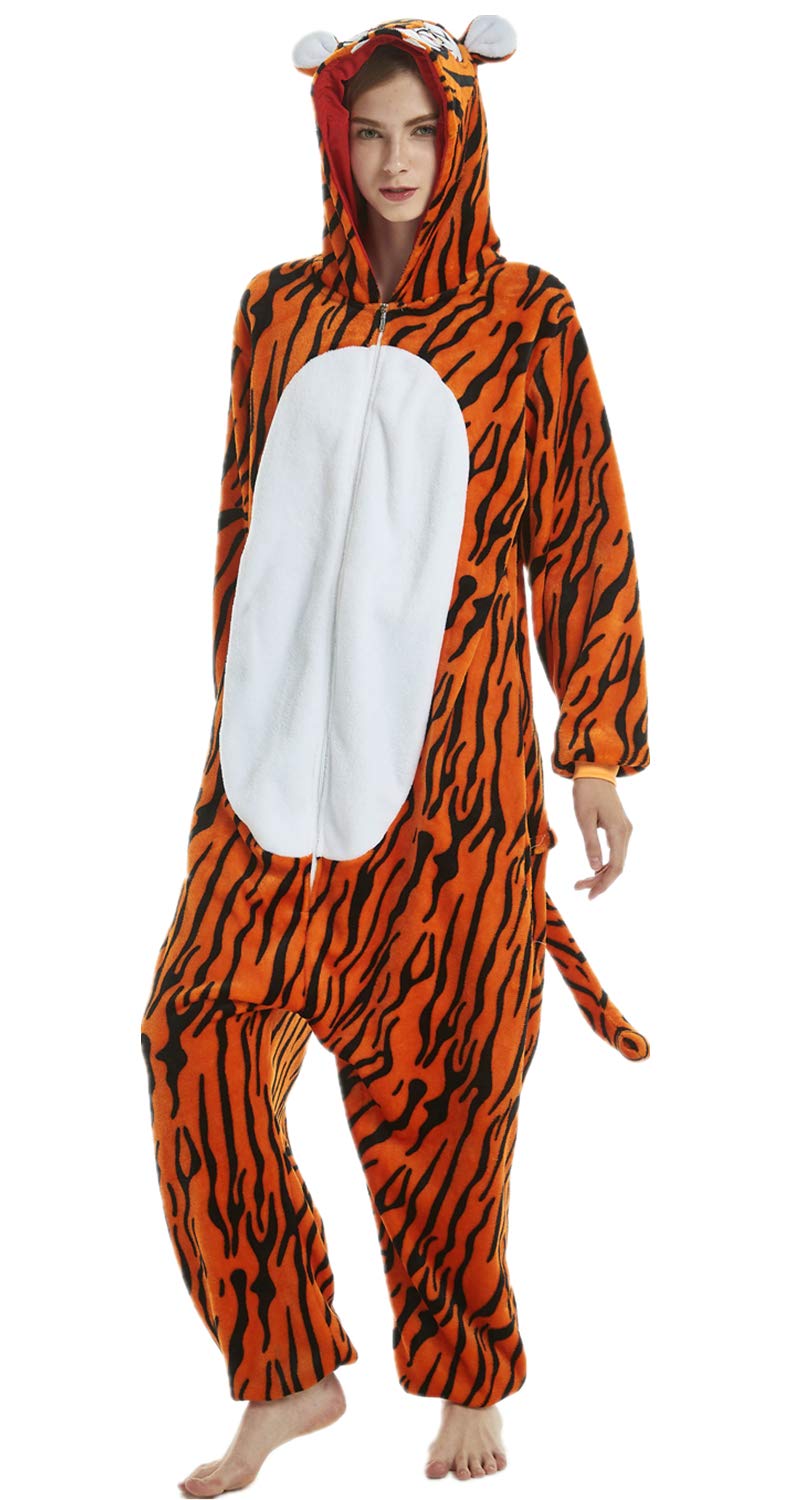 Adulto e Bambino Unisex Unicorno Tigre Leone Volpe Tutina Animale Cosplay... - Ilgrandebazar