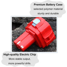 Carica l&#39;immagine nel visualizzatore di Gallery, Dosctt Batteria Sostituzione per Makita 12V 3,0Ah Ni-MH 12V-1 Pack, Rosso