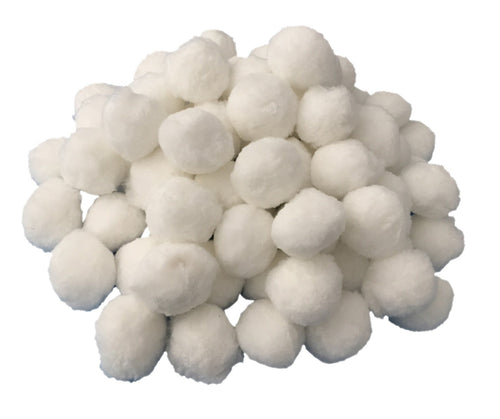 New Plast 0193 - Materiale Filtrante per Filtro Piscina, 26x26x20 cm, Bianco
