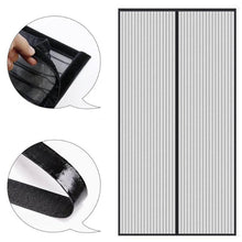 Carica l'immagine nel visualizzatore di Gallery, ROCATT Zanzariera Magnetica in NYLON 140x240CM, Deluxe 2022 - Rete Molto Resistente, Tenda con Magneti, Resiste al Vento, facile da montare fai da te- Non Accorciabile 140 x 240, nero)