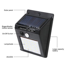 Carica l&#39;immagine nel visualizzatore di Gallery, flintronic Luce solare a LED, Luci Solari da Esterni, 20 LED #1 20 Led - Ilgrandebazar