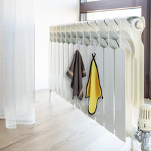 Carica l&#39;immagine nel visualizzatore di Gallery, 8 Pezzi Ganci per Termoarredo Bagno, Ganci Termoarredo Bagno, Appendi Accappatoio Bagno, Salvaspazio, Gancio Termoarredo Bagno Robusti per Accappatoio, Vestiti e Asciugamani
