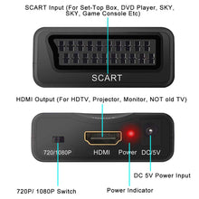 Carica l&#39;immagine nel visualizzatore di Gallery, AMANKA Convertitore SCART a HDMI Adattatore to HDMI, - Ilgrandebazar