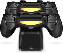 Carica l&#39;immagine nel visualizzatore di Gallery, Ricarica Controller PS4,ECHTPower PS4 Docking Station e Indicatore di LED Base di Ricarica Controller Doppia Stazione di Ricarica per Sony Playstation4 Controller Wireless/Slim/Pro
