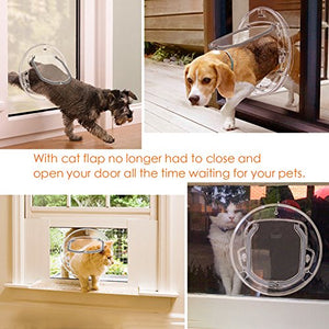 GLOGLOW Porta a Battente per Finestra con a Animali...