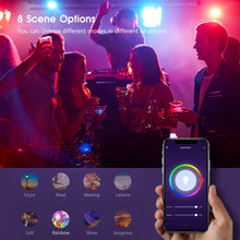 Carica l&#39;immagine nel visualizzatore di Gallery, Lampadine Alexa Led E27 WiFi Lampadina Colorate Smart,13W 1300LM RGBCW...