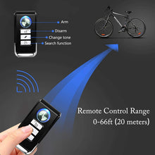 Carica l&#39;immagine nel visualizzatore di Gallery, Allarme bicicletta KINOEE, antifurto senza fili Allarme antifurto per bici Moto Mobilità auto Scooter Veicoli Finestrino, 113db Super rumoroso e impermeabile (telecomando incluso)
