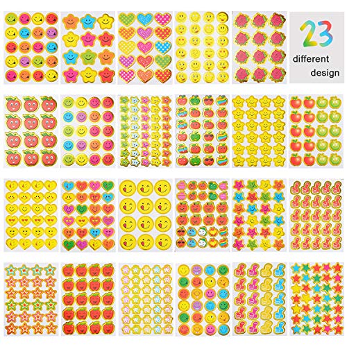 JBSON Adesivi Premio per Bambini, Stickers la Scuola 5200 per... - Ilgrandebazar
