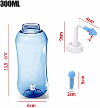 Carica l'immagine nel visualizzatore di Gallery, 300ml Lavaggio Nasale,Irrigatore Nasale Manuale per Lavaggi Nasali Neti Lota manuale per Irrigazione nasale Naso Pulizia Bottiglia