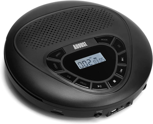 NAVISKAUTO AUGUST Lettore CD portatile con doppio altoparlante e cuffie,...