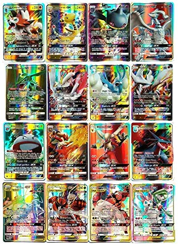 Zhybac Trading Cards 60 Carte GX complete, Carte da 60 Pezzi, Flash Card Divertenti, Carte Tag Team GX, Regali di Natale e Regali Di compleanno