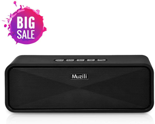 Altoparlante Bluetooth Portatili 5.0, Axloie Speaker Wireless Senza Fili Nero