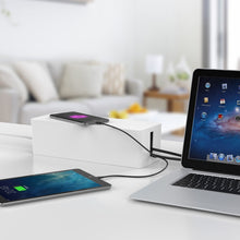 Carica l&#39;immagine nel visualizzatore di Gallery, ORICO Linea di alimentazione/caricabatteria USB/CA Network Box Pb White