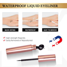 Carica l&#39;immagine nel visualizzatore di Gallery, Eyeliner Magnetico Waterproof Nero, Ciglia Magnete Per Trucco Magnetic... - Ilgrandebazar