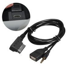 Carica l&#39;immagine nel visualizzatore di Gallery, Qiilu Cavo Musica AMI MMI MDI Interfaccia Caricatore USB 3.5 mm, default