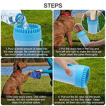 Carica l'immagine nel visualizzatore di Gallery, EKKONG Pulitore della Zampa del Cane, Pulizia Zampe per Cani Portatile, Blu