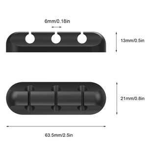 Organizer per la gestione dei cavi con clip cavi, ganci adesivi, 3k