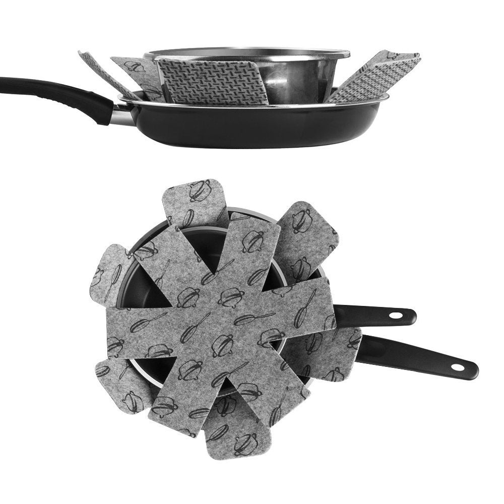 9 pezzi Proteggi Pentole e Salvapadelle,Separatori | FindTheDeal 9 pezzi Proteggi Pentole e Salvapadelle,Separatori | FindTheDeal