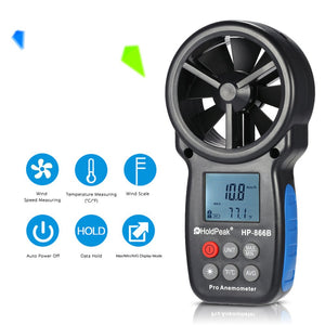 KKmoon Anemometri di Velocità, Misurazione Velocità del Vento e... - Ilgrandebazar