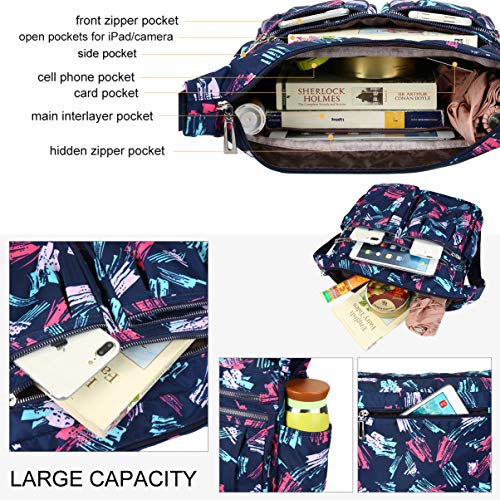 Vbiger Borsa Donna Borse Tracolla a Spalla Zaino Casual Colore 1