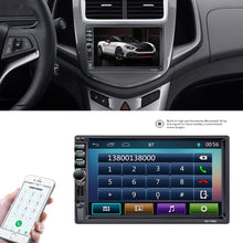 Carica l&#39;immagine nel visualizzatore di Gallery, LSLYA Auto Radio Dual 2 Din Car Stereo Schermo Bluetooth 7 black - Ilgrandebazar