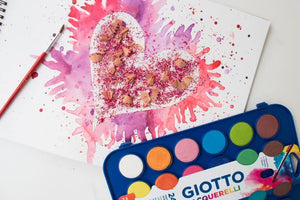 Giotto Acquerelli Tempere Ad Acquerello + 1 Pennello, 30 Mm, 24 Unità, Confezione Da 1, Multicolore (Confezione da 1)