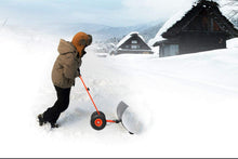 Carica l&#39;immagine nel visualizzatore di Gallery, Ohuhu Pala da Neve, Neve con Ruote Regolabili, Aratro Neve... - Ilgrandebazar