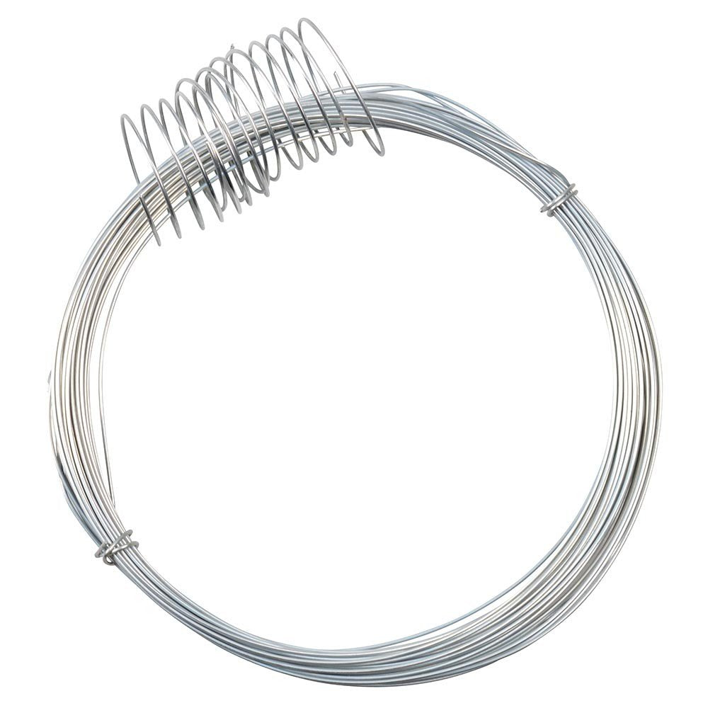 Sunflower FLOR78500 Filo di Ferro, Zincato, 0.8 mm x 10 Mt, 0,8 x 10 m - Ilgrandebazar