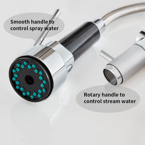 Auralum Miscelatore Cucina Alto Pressione Rubinetto con Due Uscita Acqua - Ilgrandebazar