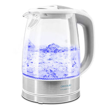 Carica l&#39;immagine nel visualizzatore di Gallery, Cecotec Bollitore elettrico trasparente ThermoSense 350, 1,7 litri, senza BPA, 2200 W, base 360º, filtro anticalcare, doppio sistema di sicurezza, 1,7 litri, vetro borosilicato