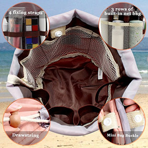 MMlove Beauty Case da Viaggio Portatile Multifunzionale Con Coulisse rosa - Ilgrandebazar