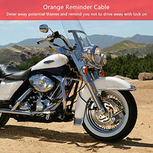 Carica l&#39;immagine nel visualizzatore di Gallery, Linkax Lucchetto Antifurto Moto, Moto Bloccadisco, avere Nero - Ilgrandebazar