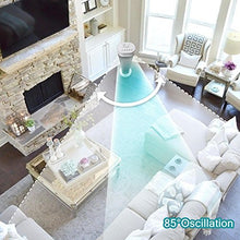 Carica l&#39;immagine nel visualizzatore di Gallery, Aigostar Ventilatore a torre a 3 velocità con timer silenzioso impostato...