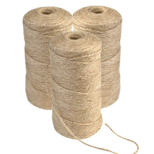 Carica l&#39;immagine nel visualizzatore di Gallery, Jerbro 3 Pezzi Naturale Iuta Spago, Rocchetto per Appendere Etichette in... - Ilgrandebazar