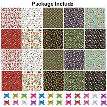 Carica l'immagine nel visualizzatore di Gallery, Foglio Di Imballaggio, Bst4u 20 Fogli Carta Da Imballaggio con Motivo Cappello Natale Ghirlanda Pupazzo di Neve, Nodi 20 Pz, Decorato Nastri Di Fiore Regali Come Regali Di Compleanno Natale Exqui