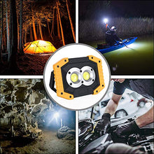 Carica l&#39;immagine nel visualizzatore di Gallery, flintronic LED Portatile, 20W&amp;1500LM Ricaricabile con Batteria #1 Giallo - Ilgrandebazar