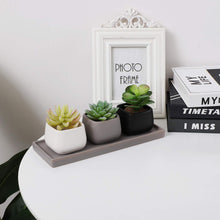 Carica l&#39;immagine nel visualizzatore di Gallery, T4U 7CM Ceramica Moderno Mini Piazza Succulento X-Small, Piccolo Vaso:
