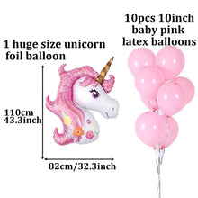 Carica l'immagine nel visualizzatore di Gallery, Jolily Decorazioni Compleanni Unicorno Pacco 16 Ospiti, 1* Multicolore - Ilgrandebazar