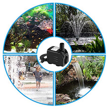 Carica l&#39;immagine nel visualizzatore di Gallery, Awroutdoor Pompa Acqua Sommergibile, 25W Acquario, 1800L/H...