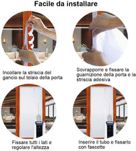 Carica l&#39;immagine nel visualizzatore di Gallery, Faburo 210 * 90CM Guarnizione Universale per Porte per Condizionatore Portatile, Guarnizione per finestra per Condizionatore Portatile Asciugatrice Per Tutti Climatizzatori Mobili, Blocca Aria Calda