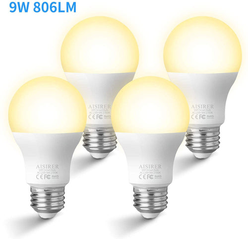 Lampadina Smart WiFi, AISIRER Lampadine Intelligente 4 Confezioni